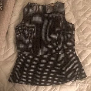 Black and white polka dot shirt